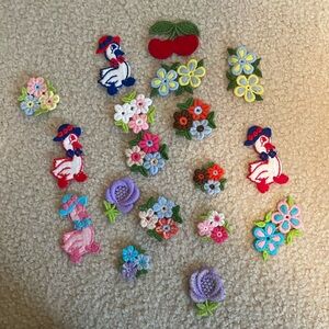 Vintage embroidered appliqué